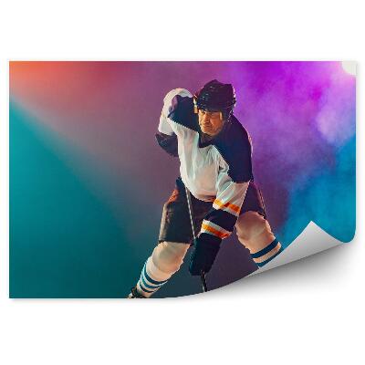 Fotótapéta Jégkorongozó jégbottal