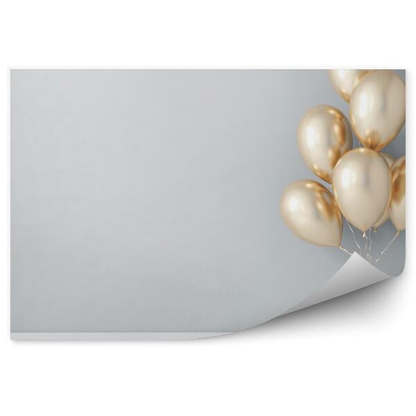 Fotótapéta Arany léggömbök