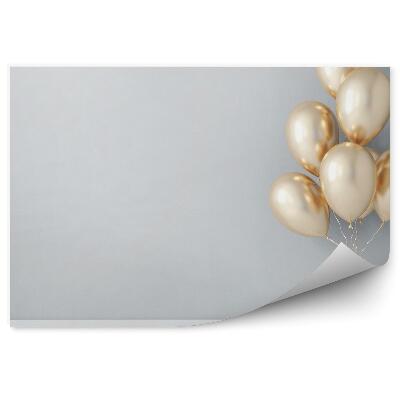 Fotótapéta Arany léggömbök