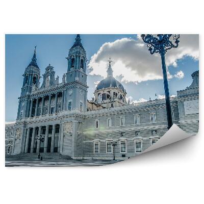 Fotótapéta Almudena Cathedral Madrid épület építészeti város