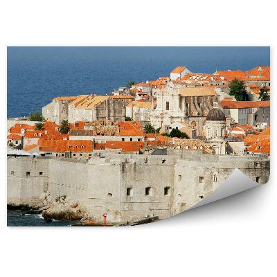 Fotótapéta Szent János erőd Dubrovnik óváros tengeri Horvátország