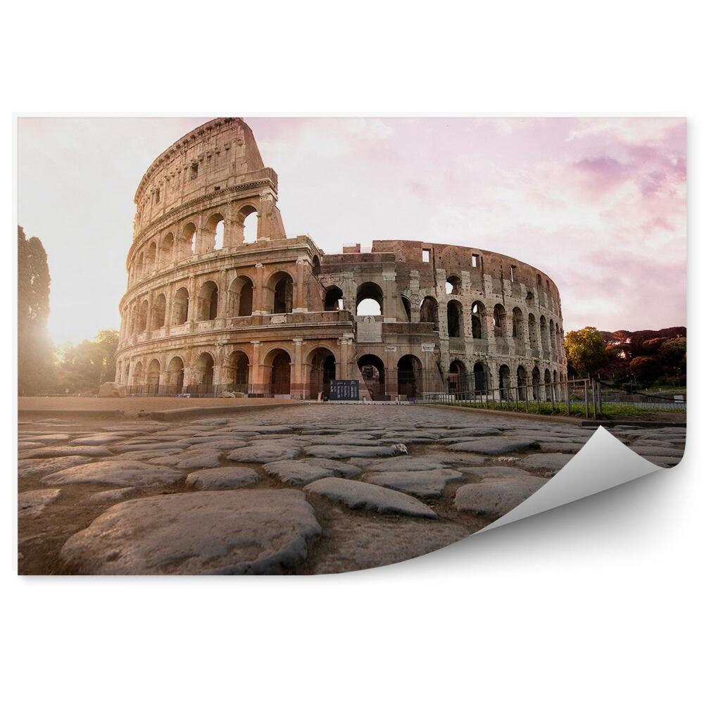 Fotótapéta Gyönyörű Colosseum építészeti perspektívája