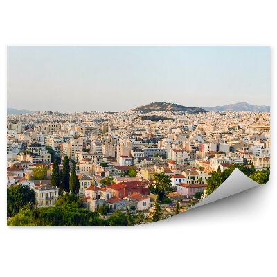 Fotótapéta Athén város panorámája Görögország épületei felülnézet