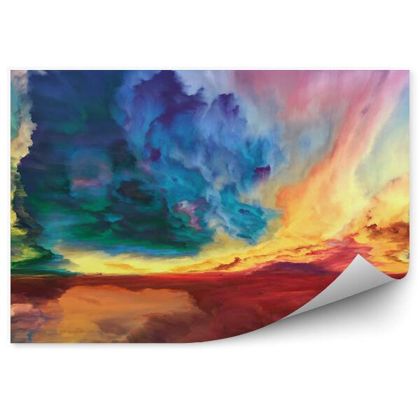 Öntapadós fotótapéta Absztrakt színes táj