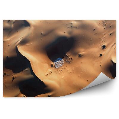 Öntapadós fotótapéta falra A légi felvétel a sivatagi homokdűnékre