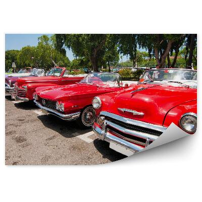 Fotótapéta Vintage klasszikus amerikai autók
