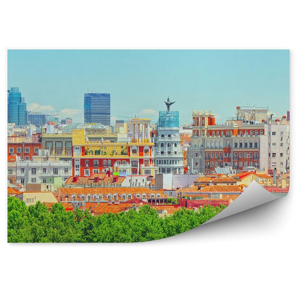 Modern fotótapéta Madrid, Spanyolország, a színes főváros