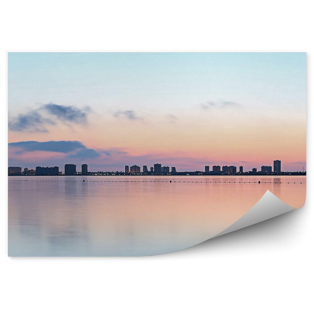 Poszter tapéta Panoráma a város Spanyolország építészet tenger