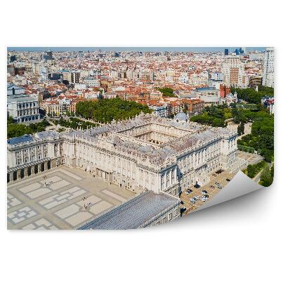 Öntapadós fotótapéta Madrid palota város panoráma építése