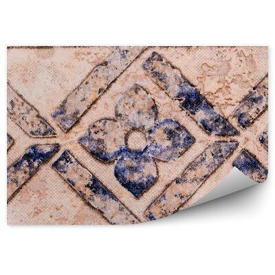 Fotótapéta Spanyol dekoratív csempe virágok alakja vonalak