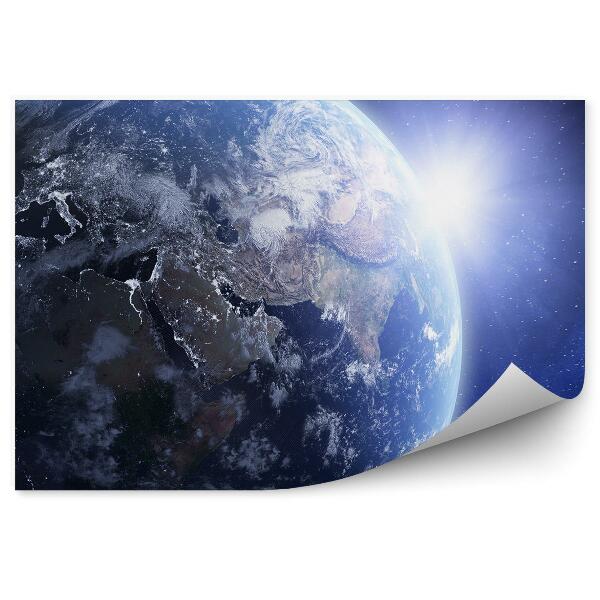 Öntapadó fotótapéta 3D-s bolygó Föld tér égbolt csillagok