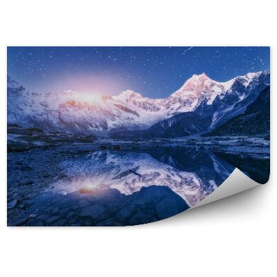 Modern fotótapéta Himalája hegyi táj éjszaka