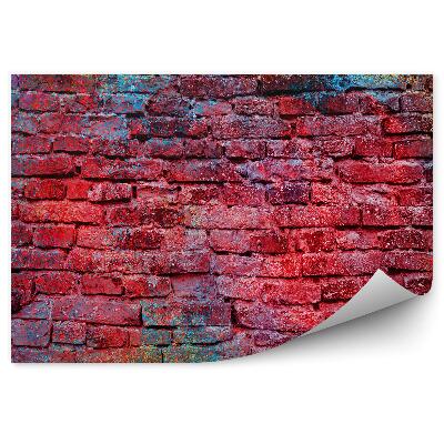Fotótapéta Téglafal színes graffitivel