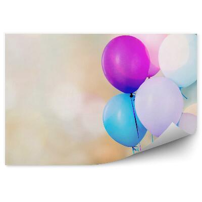 Poszter tapéta Színes léggömbök