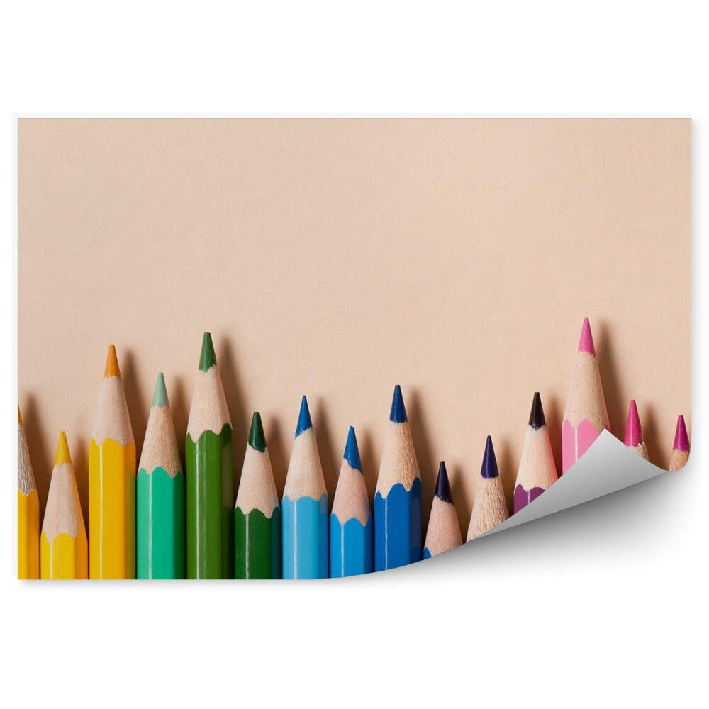 Poszter tapéta Színes ceruzák