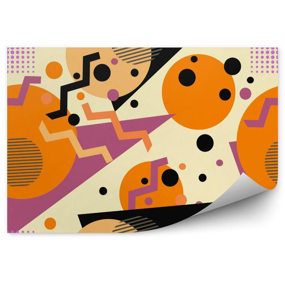 Öntapadós fotótapéta Őszi színek. Geometriai absztrakt