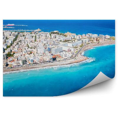 Öntapadós fotótapéta falra Rodosz szigete Görögország tengerparti turizmus kék