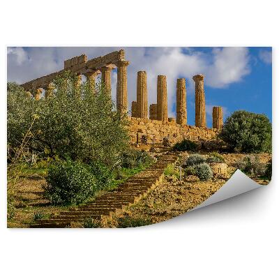 Poszter tapéta templomok völgye Szicília