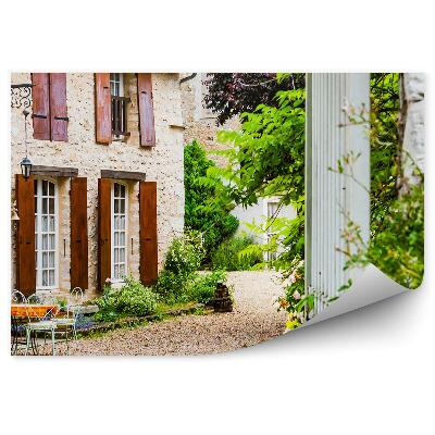 Fotótapéta Ház fal kert kert sikátor