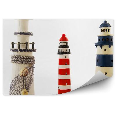 Fotótapéta Világítótornyok fehér alapon