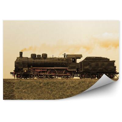 Poszter tapéta Retro gőzvonat utazás