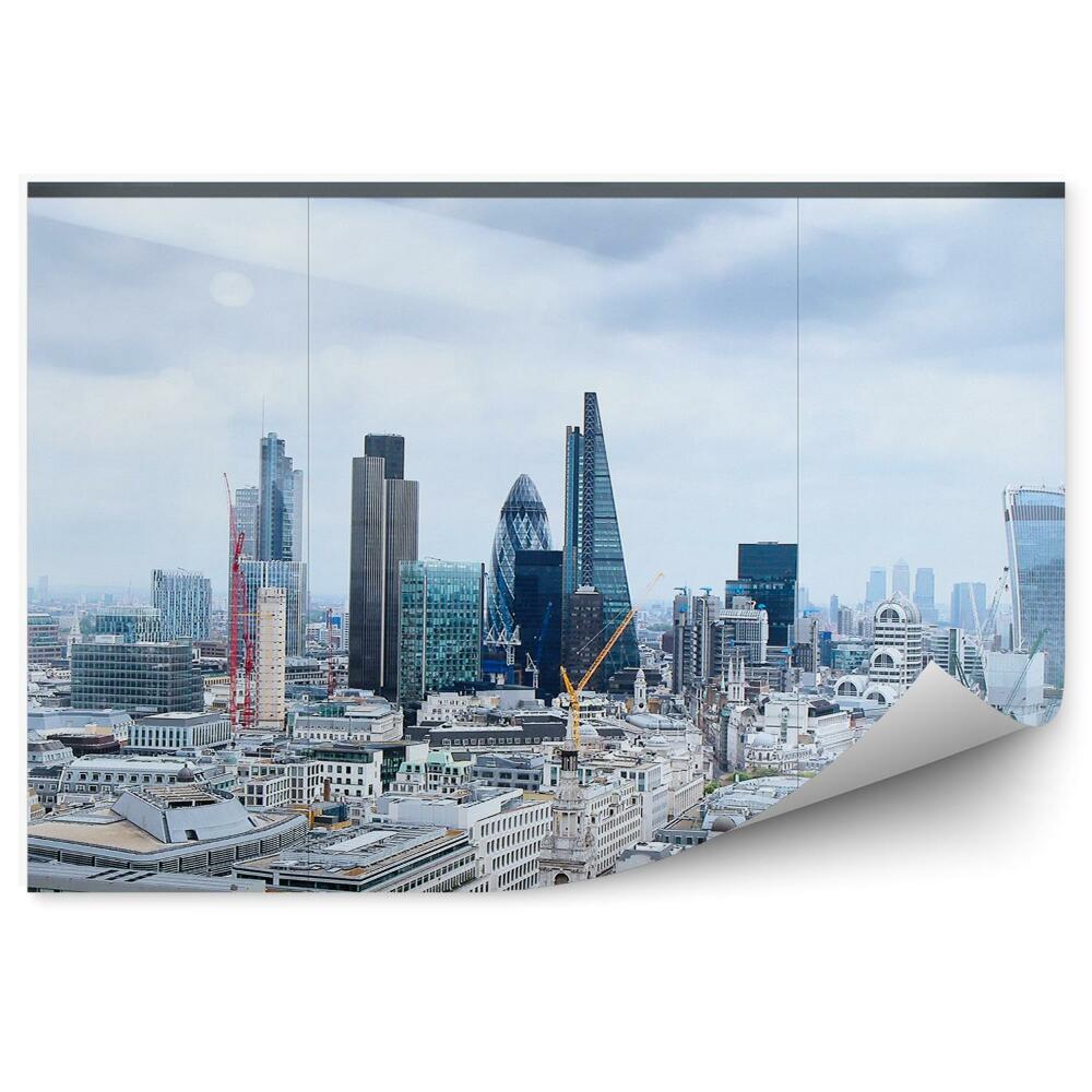 Fotótapéta Modern épületek kilátás nyílik az ablakon