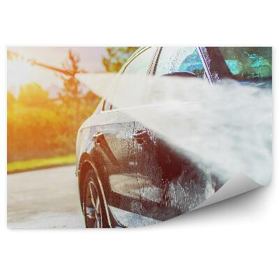 Fotótapéta Autómosó fekete autóvíz