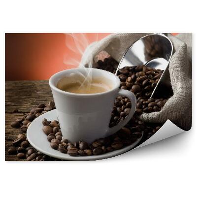 Öntapadós Fotótapéta Forró kávé
