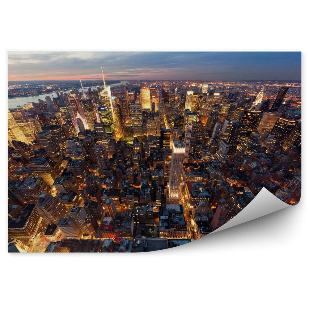 Fotótapéta Manhattan légi felvétele