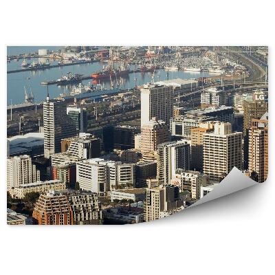 Fotótapéta Panoráma a városra a hajó-öbölben