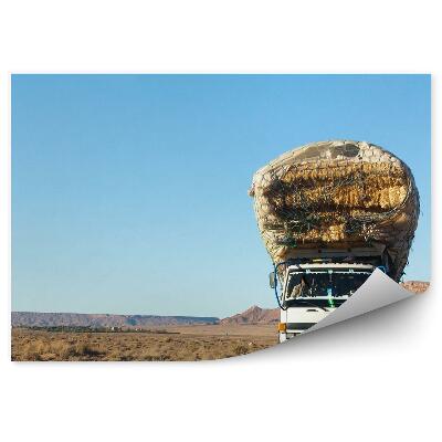 Fotótapéta Teherautó az úton Marokkóban