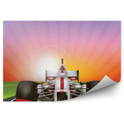 Fotótapéta Piros-fehér Forma 1