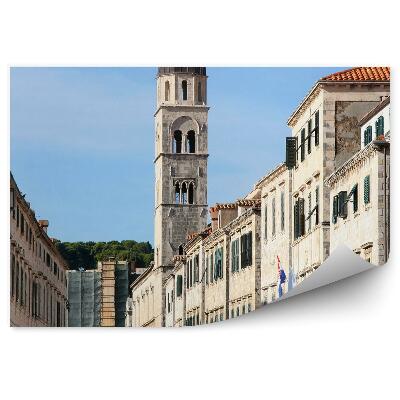 Fotótapéta Horvátország épületek zászlók ég torony