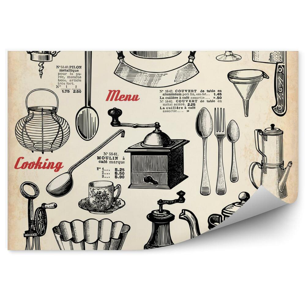 Öntapadós Fotótapéta Főzés