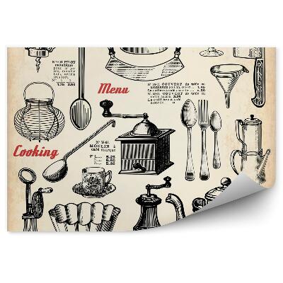 Öntapadós Fotótapéta Főzés