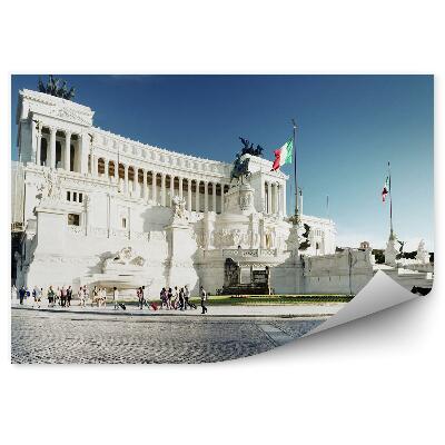 Poszter tapéta II. Viktor Emmánuel emlékműve Róma