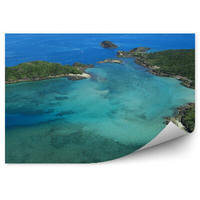 Kép tapéta Ausztrália sziget zöld sziklái