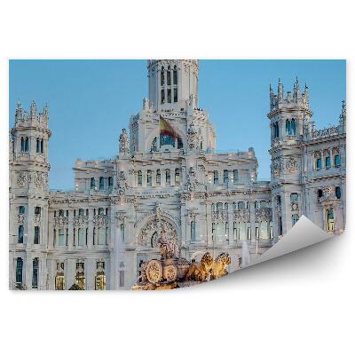 Öntapadós fotótapéta Cibeles-kút Madrid Spanyolország épület