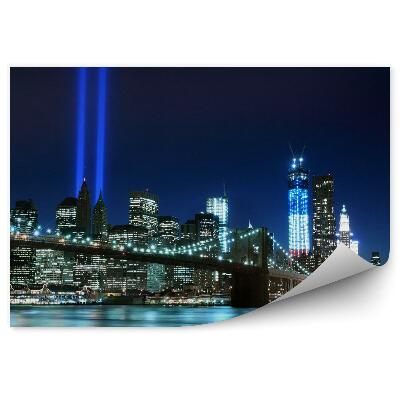 Fotótapéta Brooklyn Brigde és a Towers of Light New York