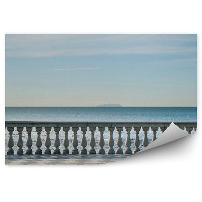 Modern fotótapéta Mascagni terasz Livorno tengerpartján