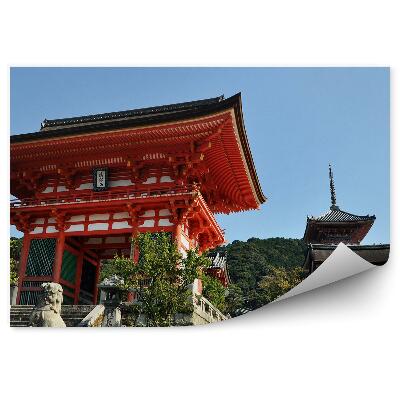 Poszter tapéta Kiyomizu-dera templom Kiotó Japánban
