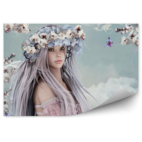 Fotótapéta Lány füzérben