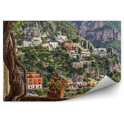 Öntapadós fotótapéta Rusztikus belső kilátás a domb épületeire