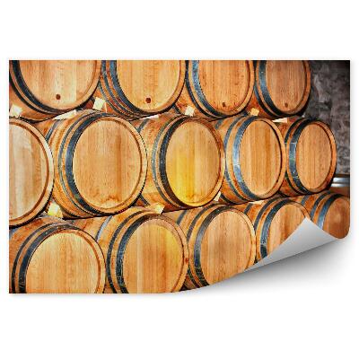 Kép Tapéta Hordó bor a pincészetben