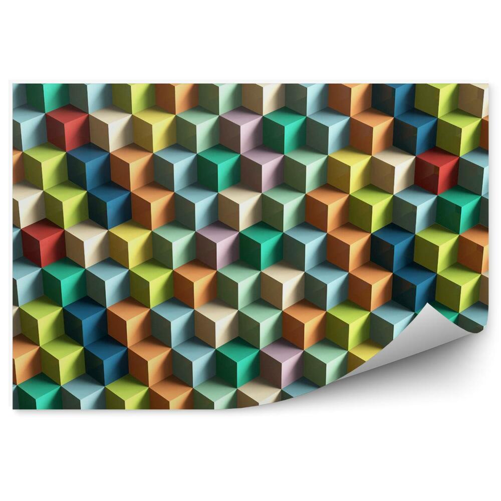 3d fotótapéta Absztrakció fehér gömbök 3D rácsban