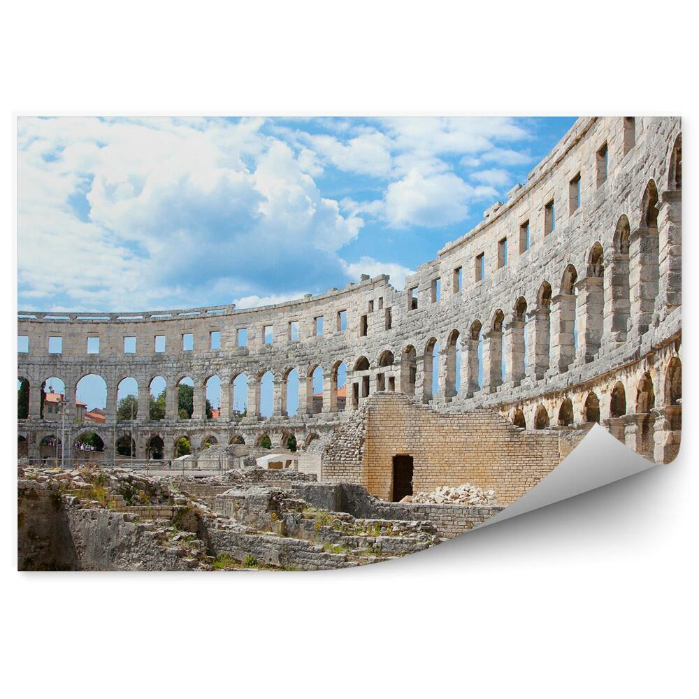 Modern fotótapéta Horvátország romjai a turizmus emlékműve