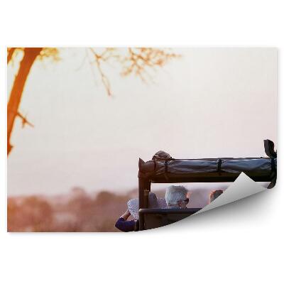 Modern fotótapéta Emberek turisták szafari természet