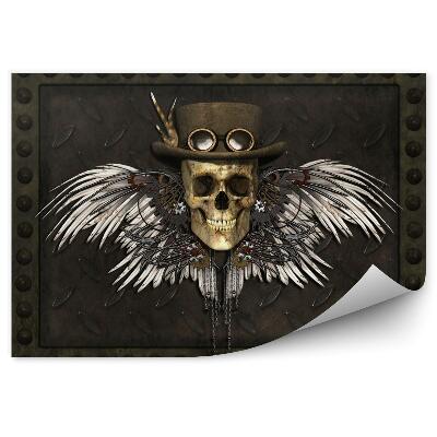 Modern fotótapéta Koponya és szárnyak