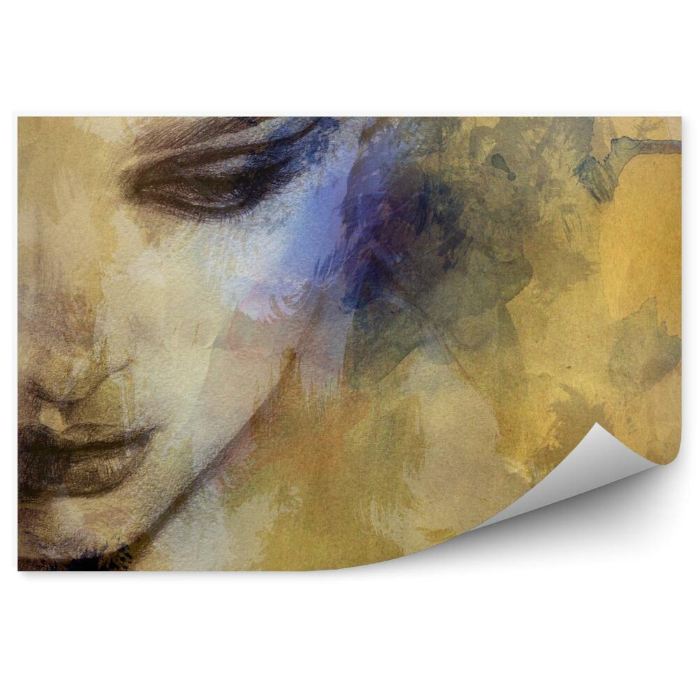 Poszter tapéta Gyönyörű nő arca