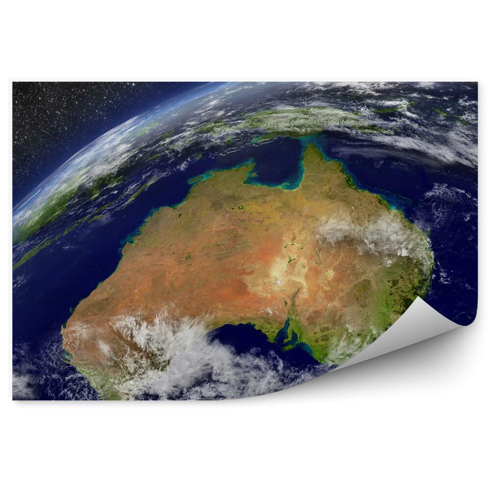 Modern fotótapéta Bolygó Föld Hold éjszakai égbolt csillagok